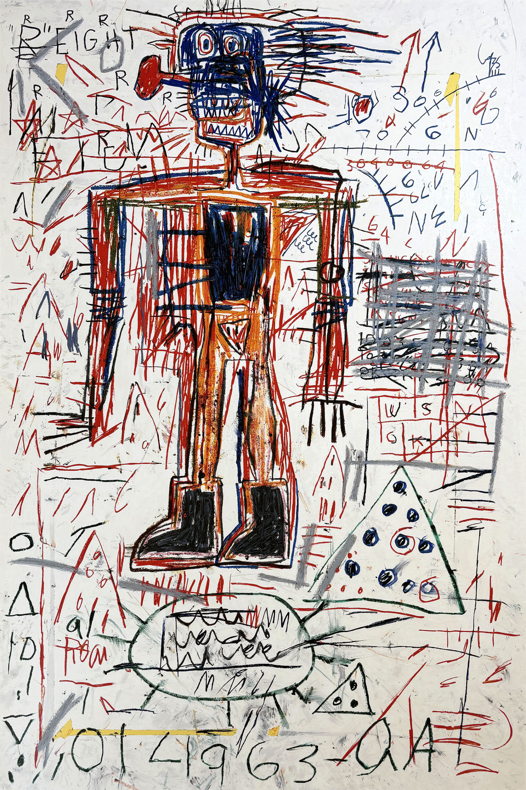Untitled II from The Figure Portfolio by Jean-Michel Basquiat