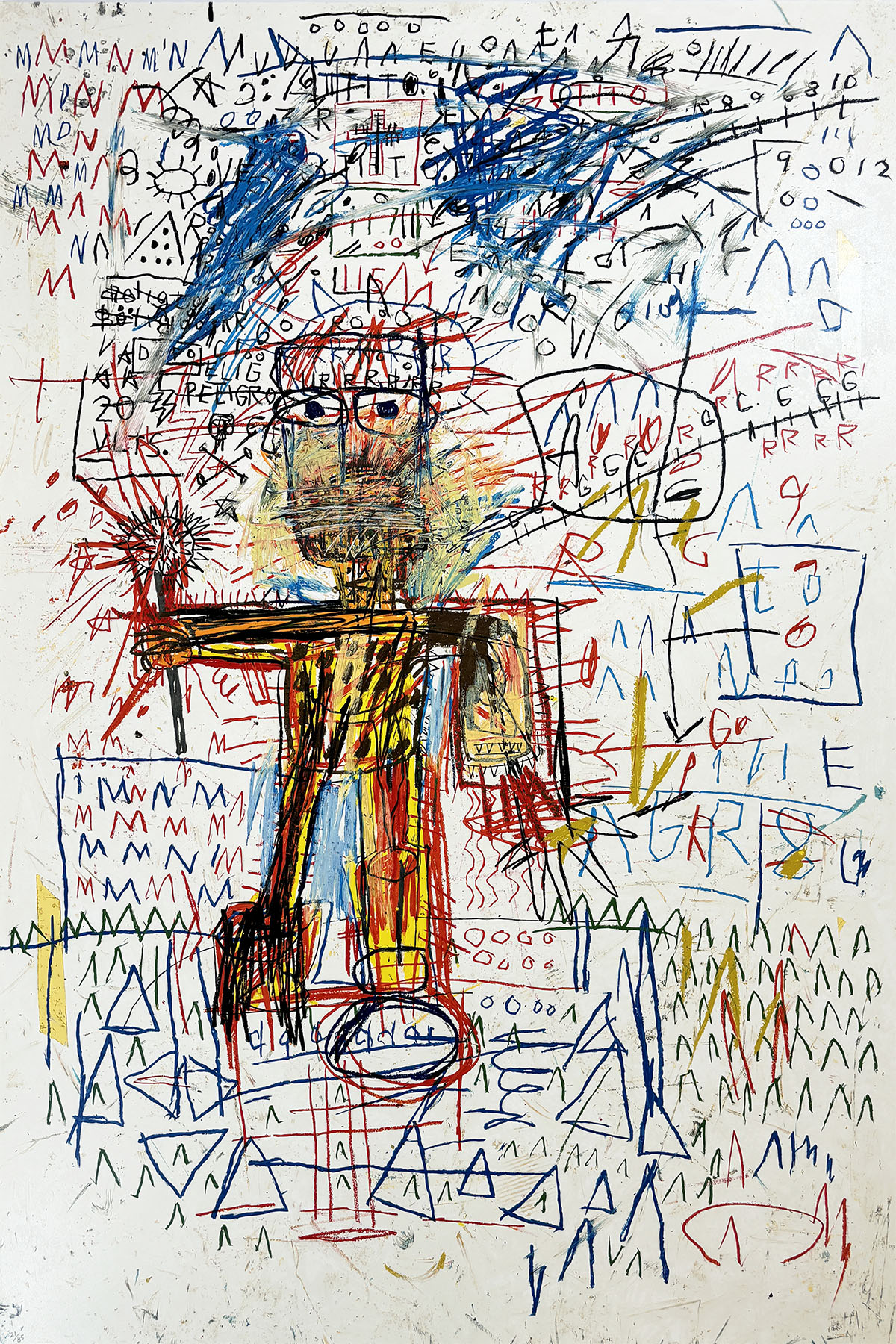 Untitled IV from The Figure Portfolio by Jean-Michel Basquiat