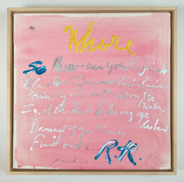 Whore by Rene Ricard at Petersburg Press