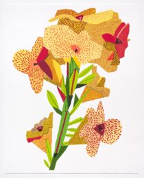 Yellow Flower by Jonas Wood at Leslie Sacks Gallery