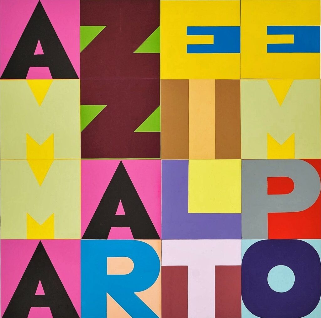 Ammazzare il tempo, Alighiero Boetti, Composition Gallery