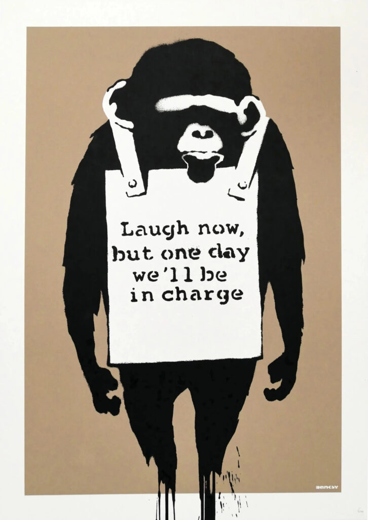 Laugh Now (unsigned), Banksy, Baldwin Contemporary