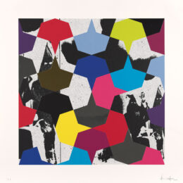 Burning Cross by Odili Donald Odita at Flying Horse Editions