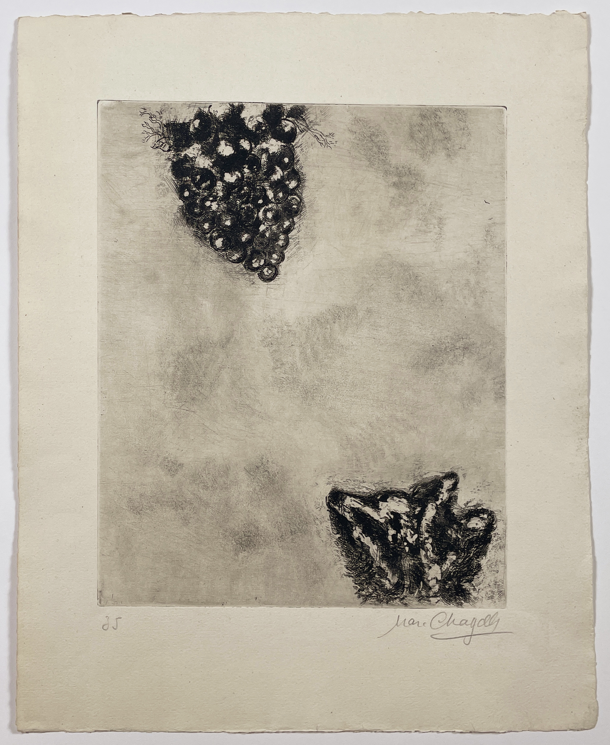 The Fox and the Grapes (from Les Fables De La Fontaine) by Marc Chagall