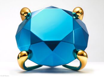 Diamond Blue by Jeff Koons at Dovehouse Contemporary