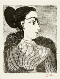 Femme au chignon by Pablo Picasso at John Szoke Gallery