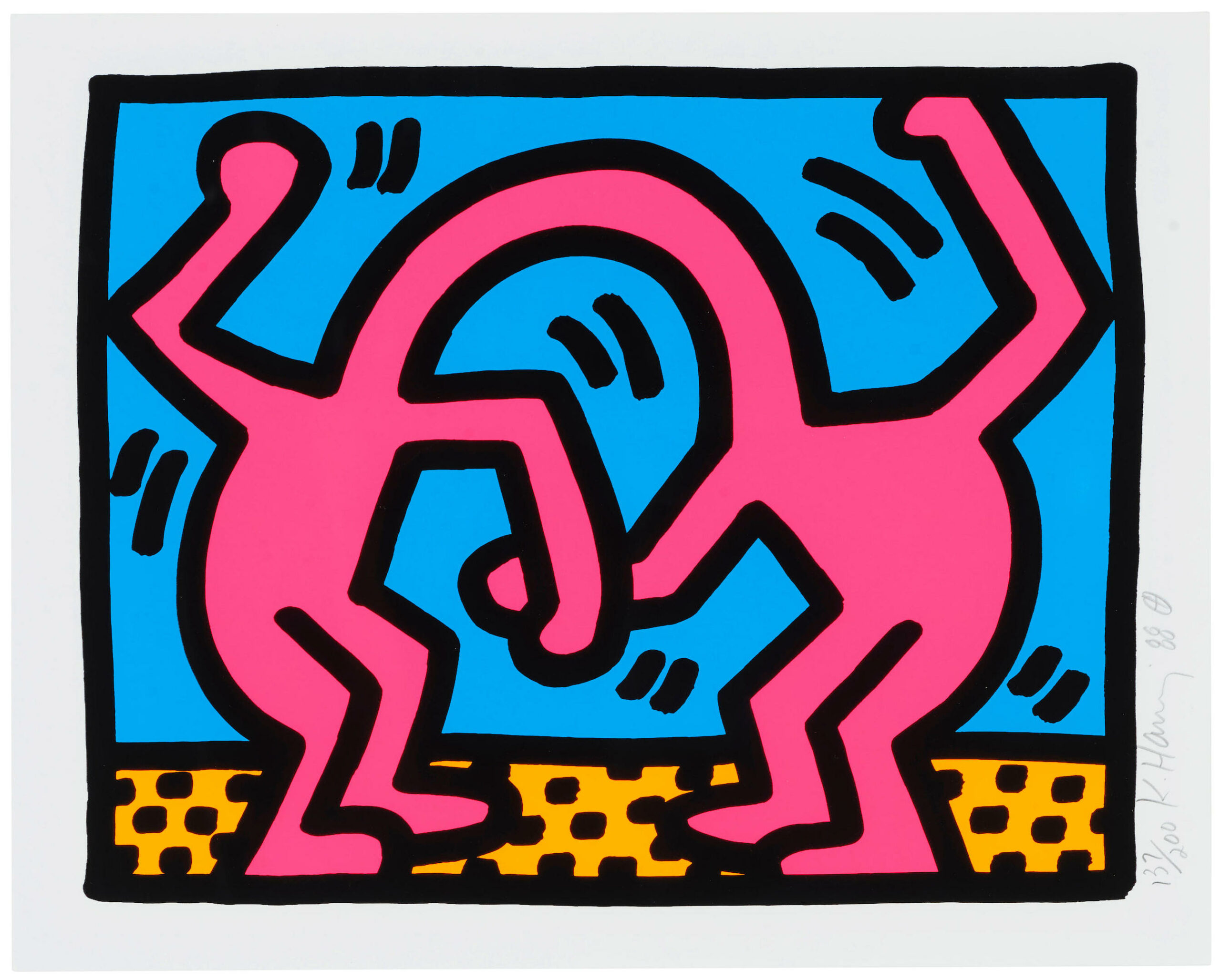 Pop Shop II (D) by Keith Haring