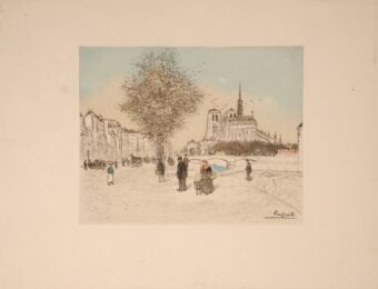 Notre Dame, Paris by Jean-François Raffaelli at Editions Graphiques Ltd