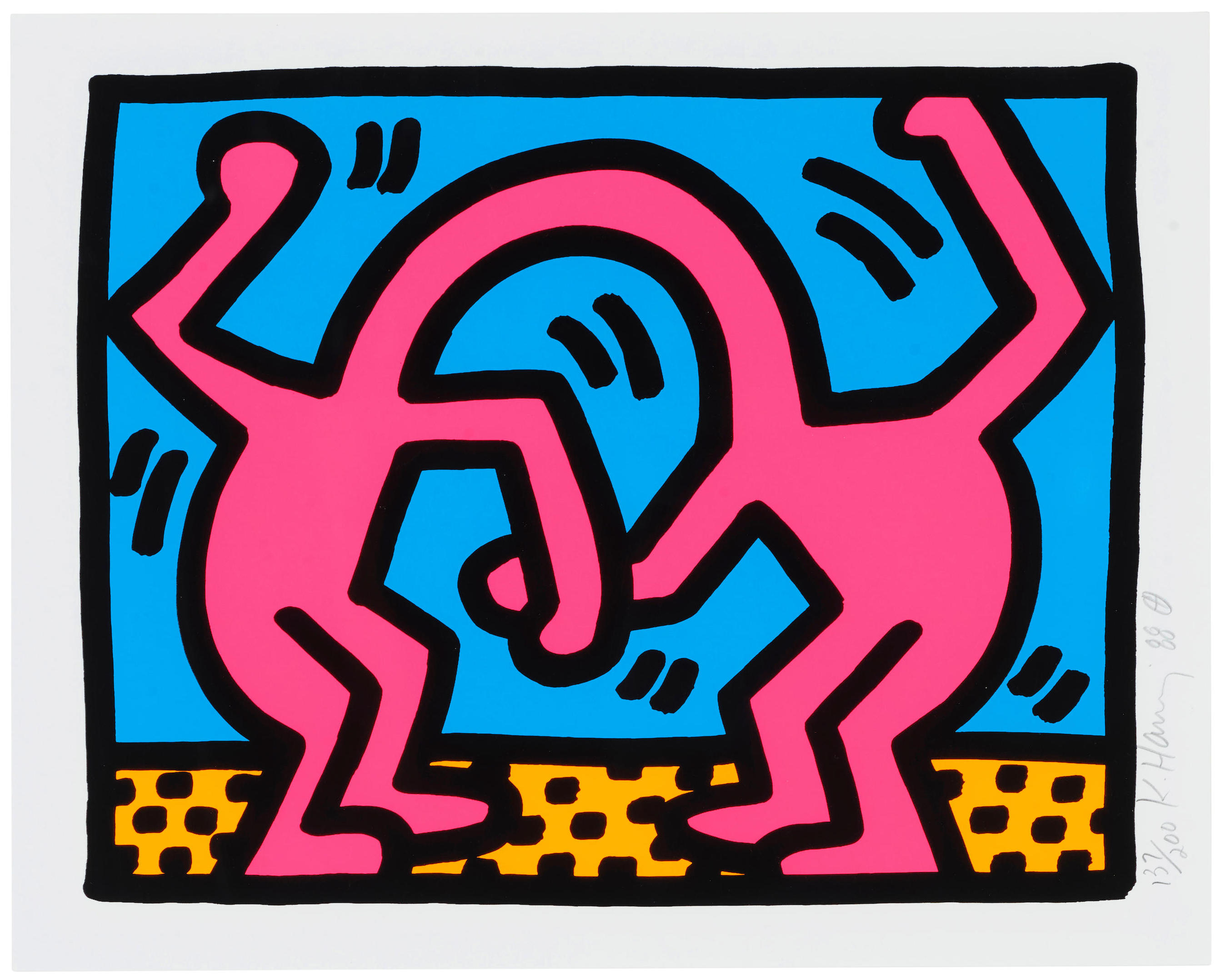 Pop Shop II (D) by Keith Haring