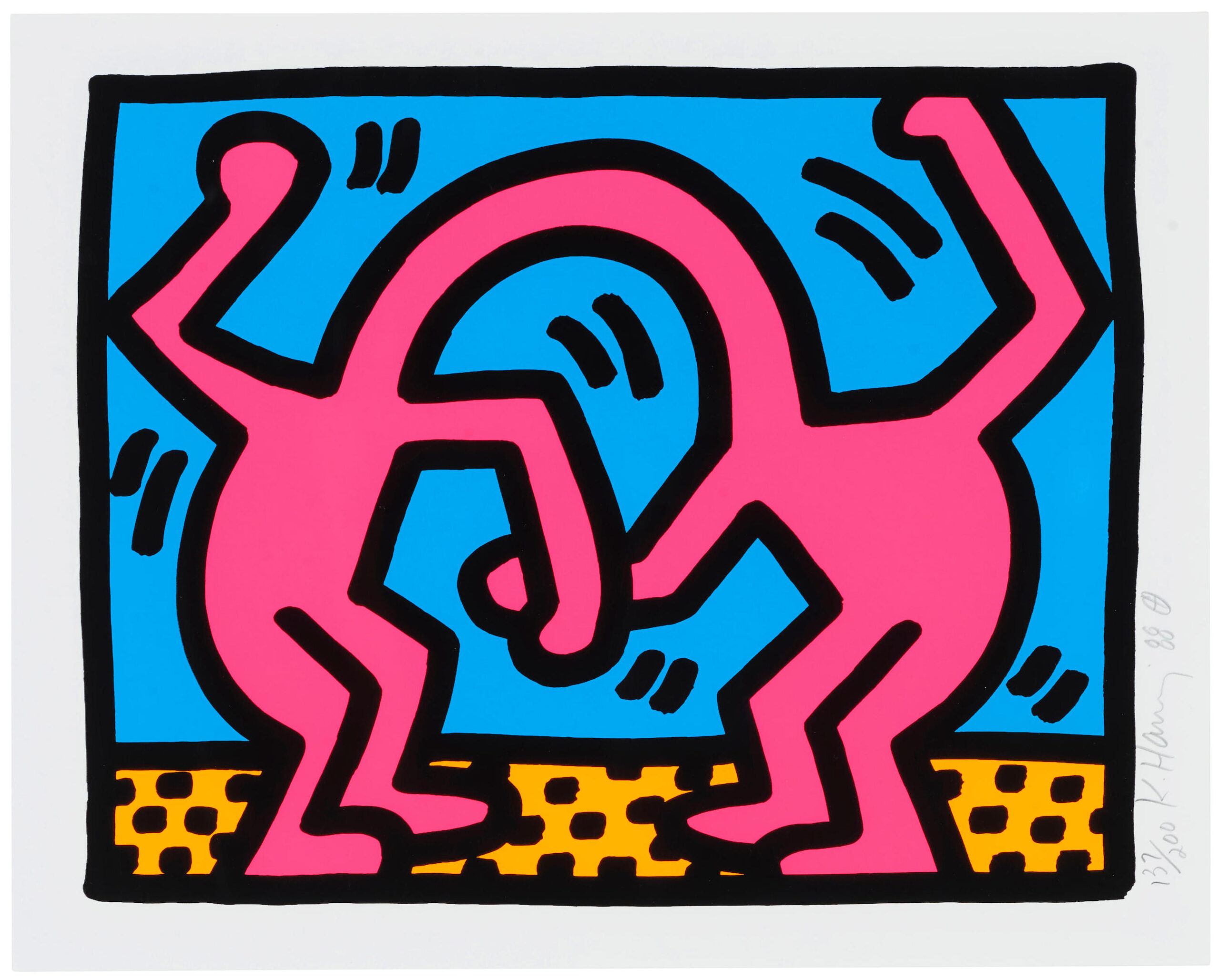 Pop Shop II (D) by Keith Haring