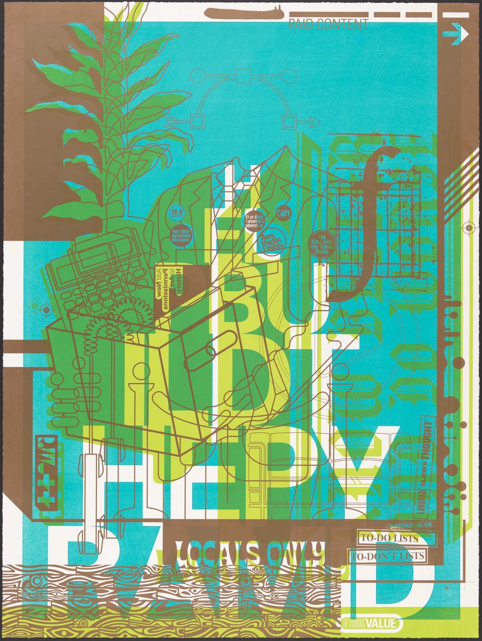 Makeready #6 by Ryan McGinness