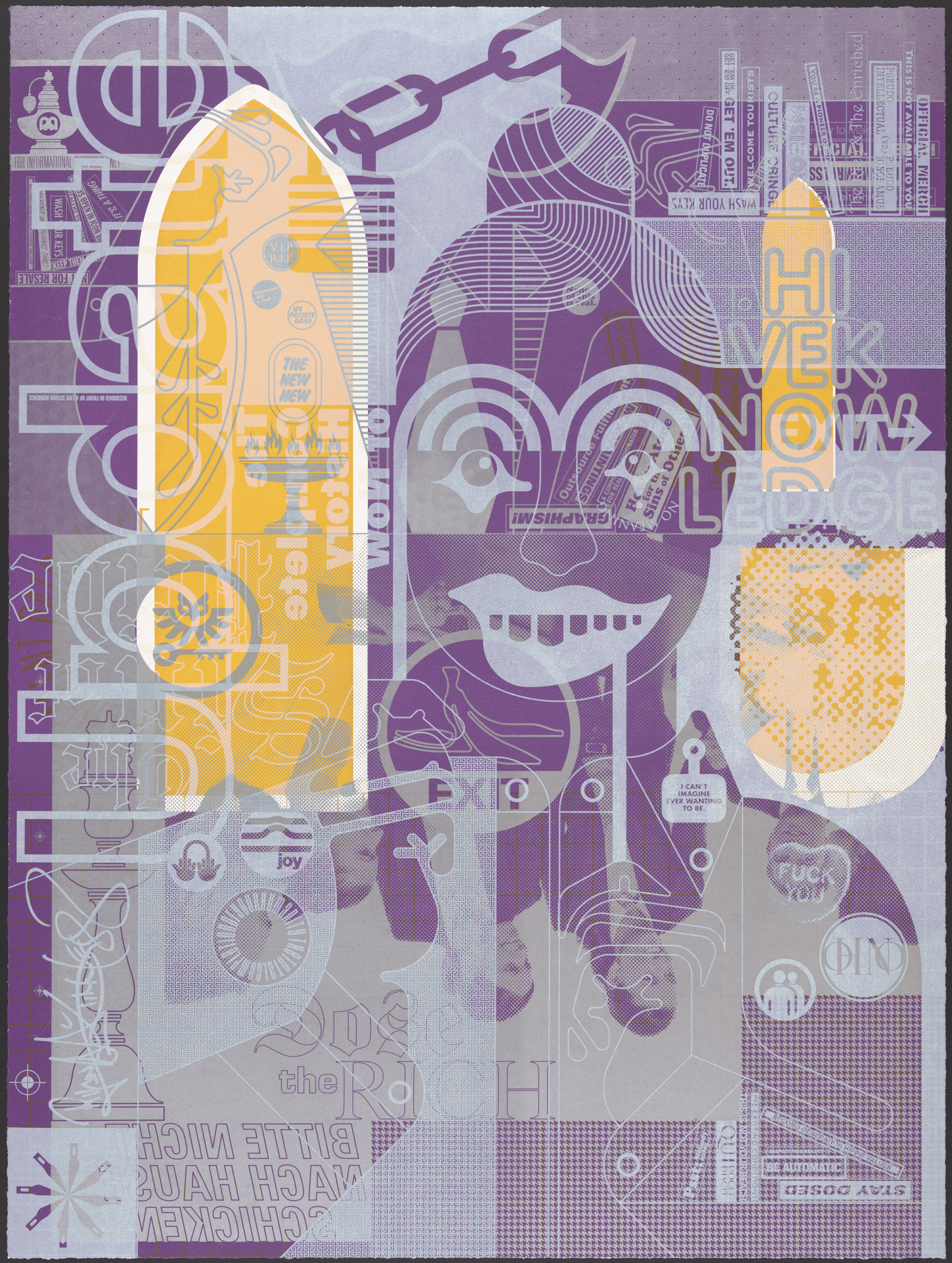 Makeready #21 by Ryan McGinness