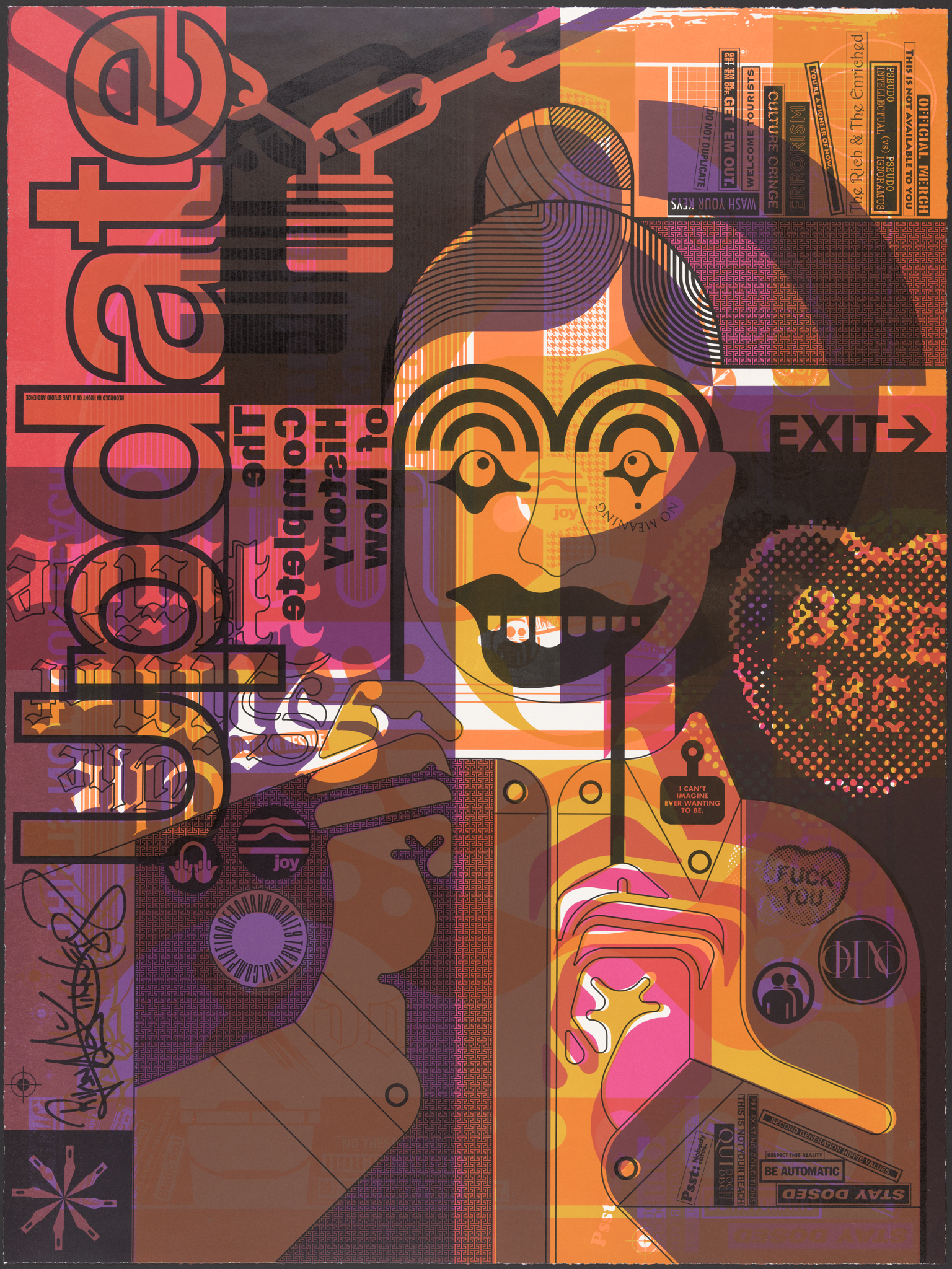 Makeready #25 by Ryan McGinness