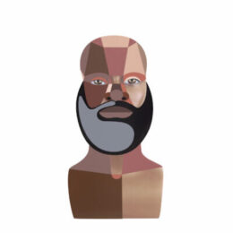 Style Variation 4 (Beard) by Derrick Adams at Maune Contemporary