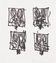 Untitled (Anxious Man) by Rashid Johnson at Dovehouse Contemporary