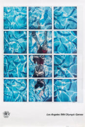 1984 Los Angeles Olympics Poster by David Hockney at Clifton Gallery