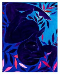Blue Dancer by Tunji Adeniyi-Jones at Dovehouse Contemporary