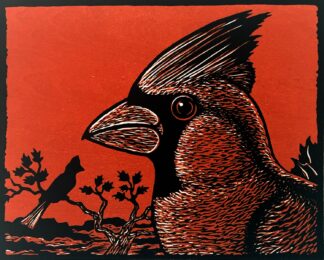 Cardinal by David Everett at Flatbed Press and Gallery