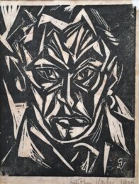 Head of a Man by Gunther Vogler at William Chambers Art