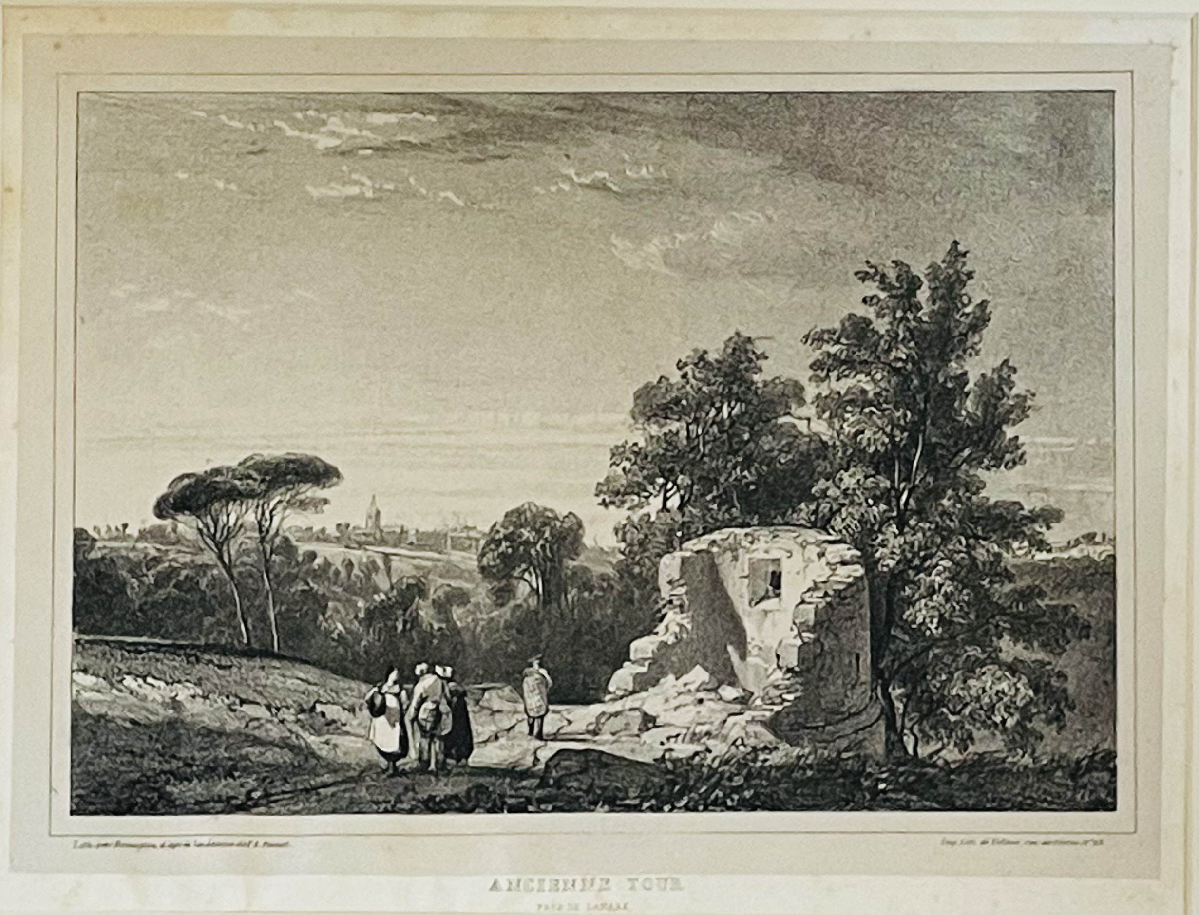 Ancient Tower of Lanark by Richard Bonington