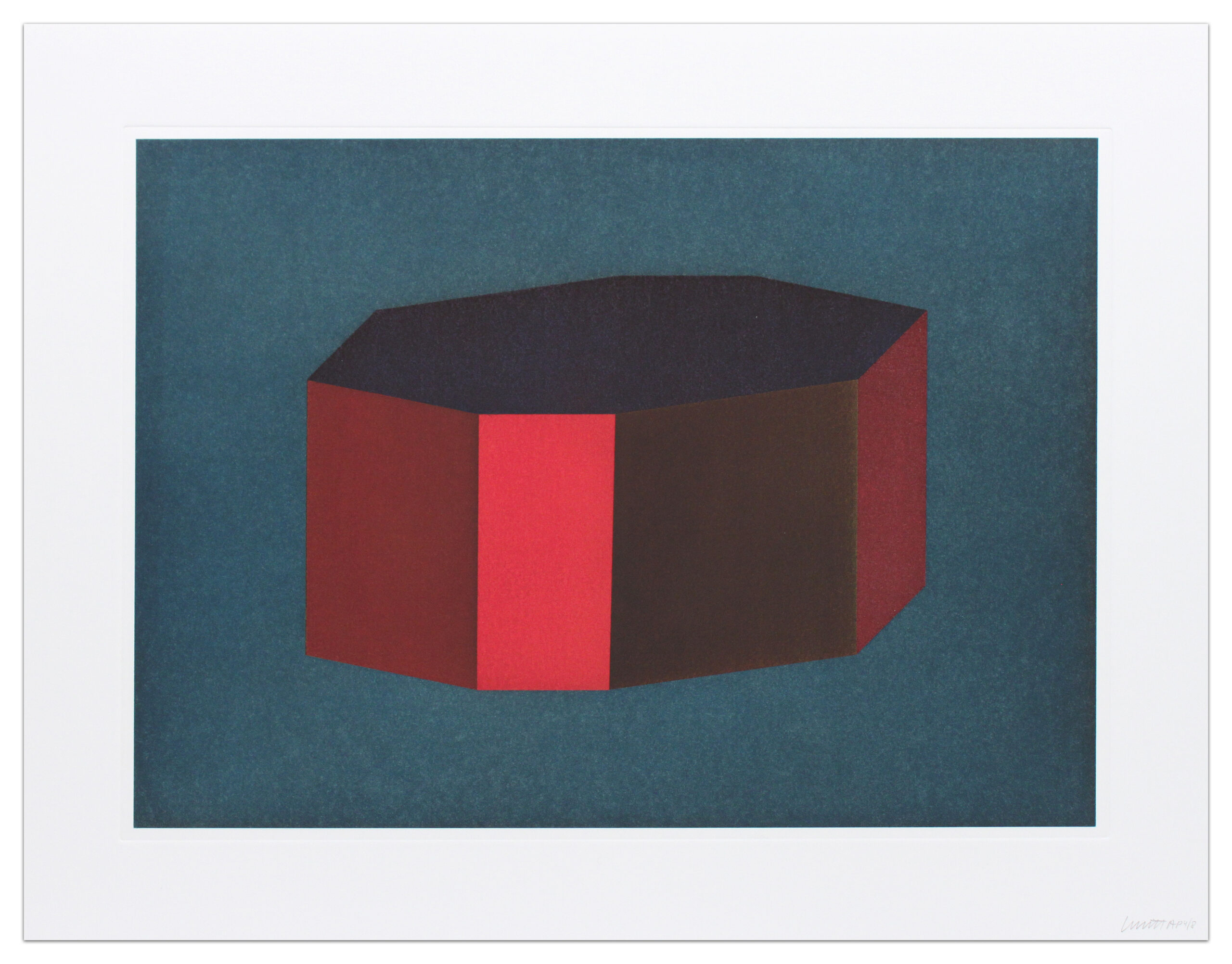 Forms Derived from a Cubic Rectangle #12 by Sol LeWitt