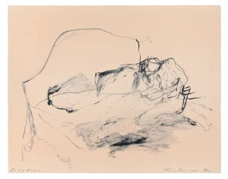 On My Knees by Tracey Emin at Clifton Gallery