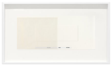 Place and Refer by Peter Downsbrough at Krakow Witkin Gallery