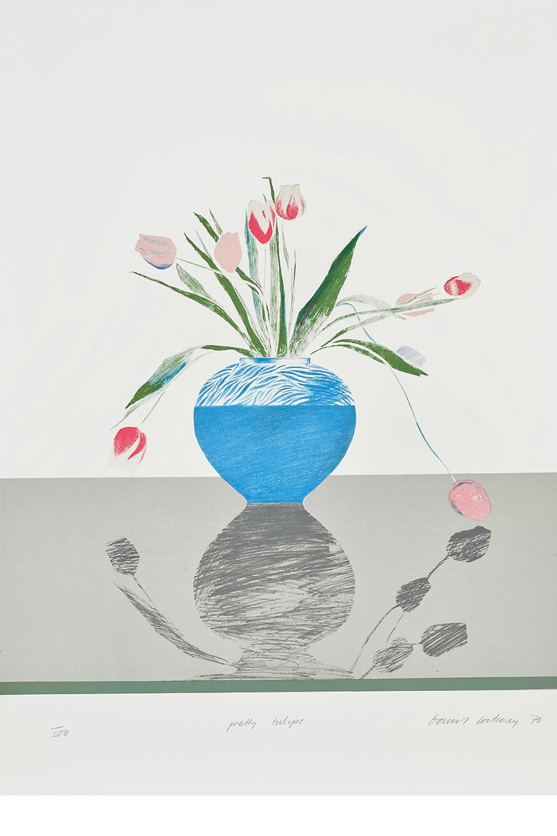 Pretty Tulips by David Hockney