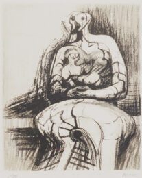 Seated Mother and Child by Henry Moore at Clifton Gallery