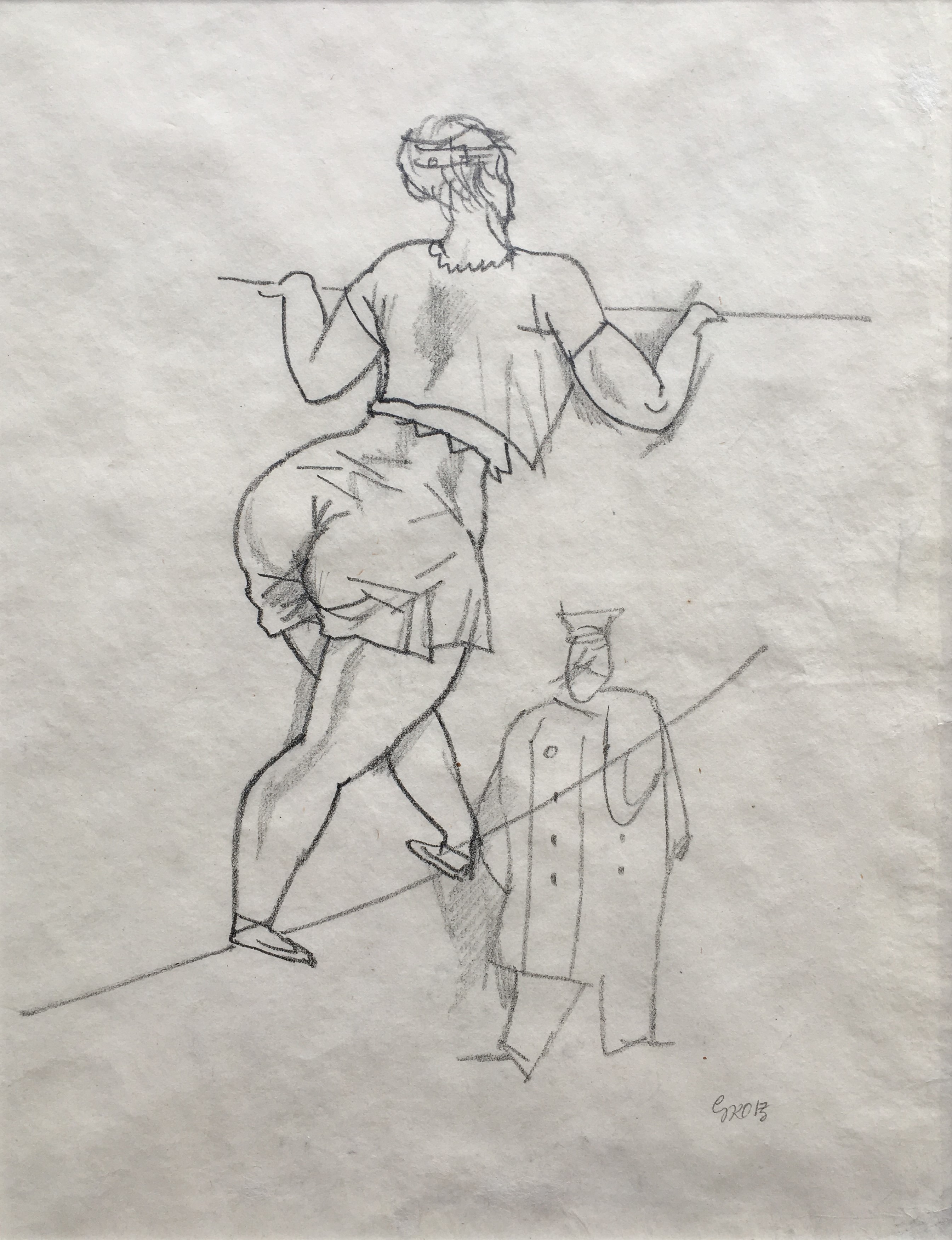 Seiltanzerin by George Grosz