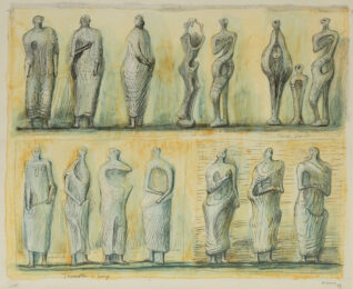 Standing Figures by Henry Moore at Clifton Gallery