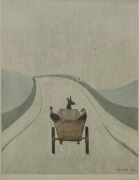 The Cart by L. S. Lowry at Clifton Gallery