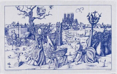 The Charms of Lincolnshire (Blue Version) by Grayson Perry RA at Clifton Gallery