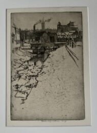 The Empty Canal by Muirhead Bone at Chicago Fine Prints