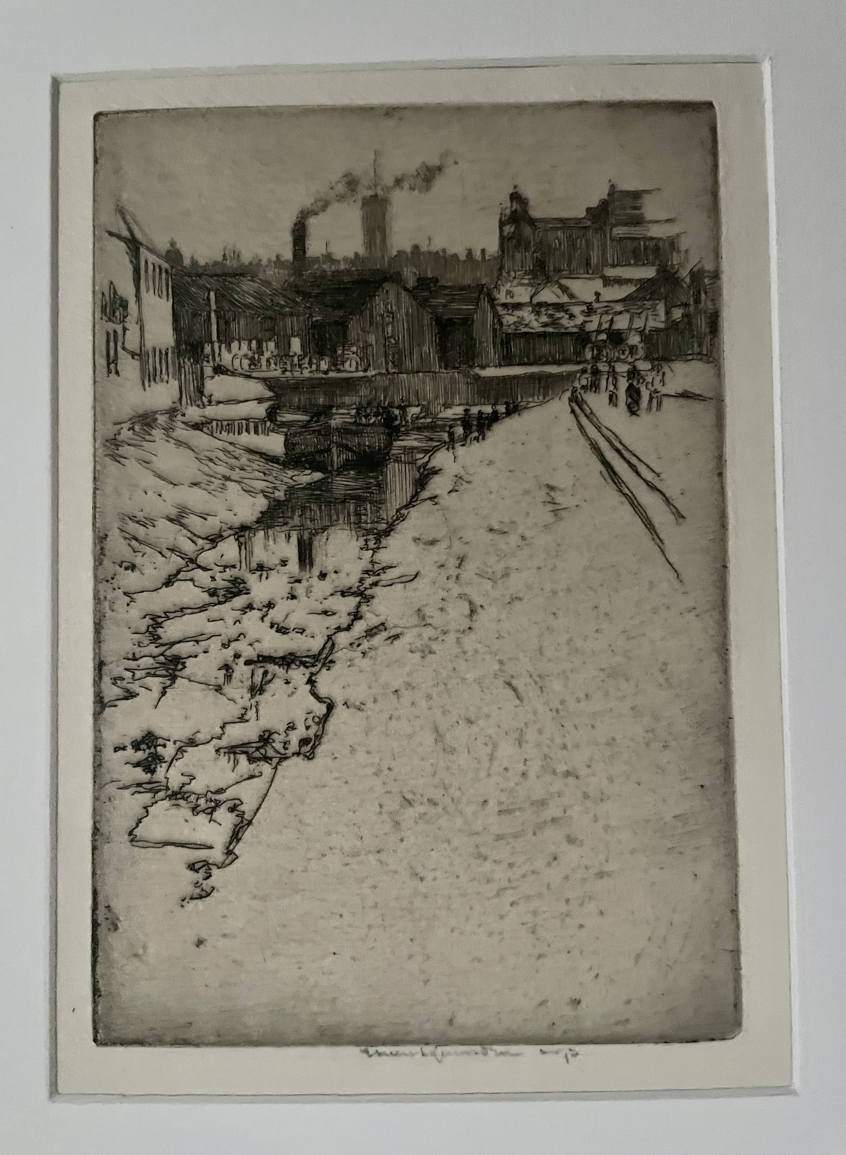 The Empty Canal by Muirhead Bone