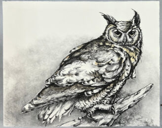 The Evening Fell Silent by Jennifer Anderson at Flatbed Press and Gallery