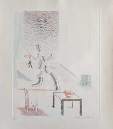 Tick It, Tock It, Turn It True from The Blue Guitar series by David Hockney at Clifton Gallery