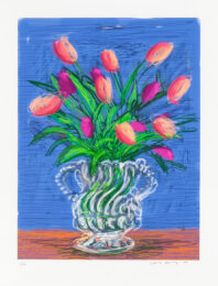 Tulips Untitled 346 iPad Drawing by David Hockney at Clifton Gallery