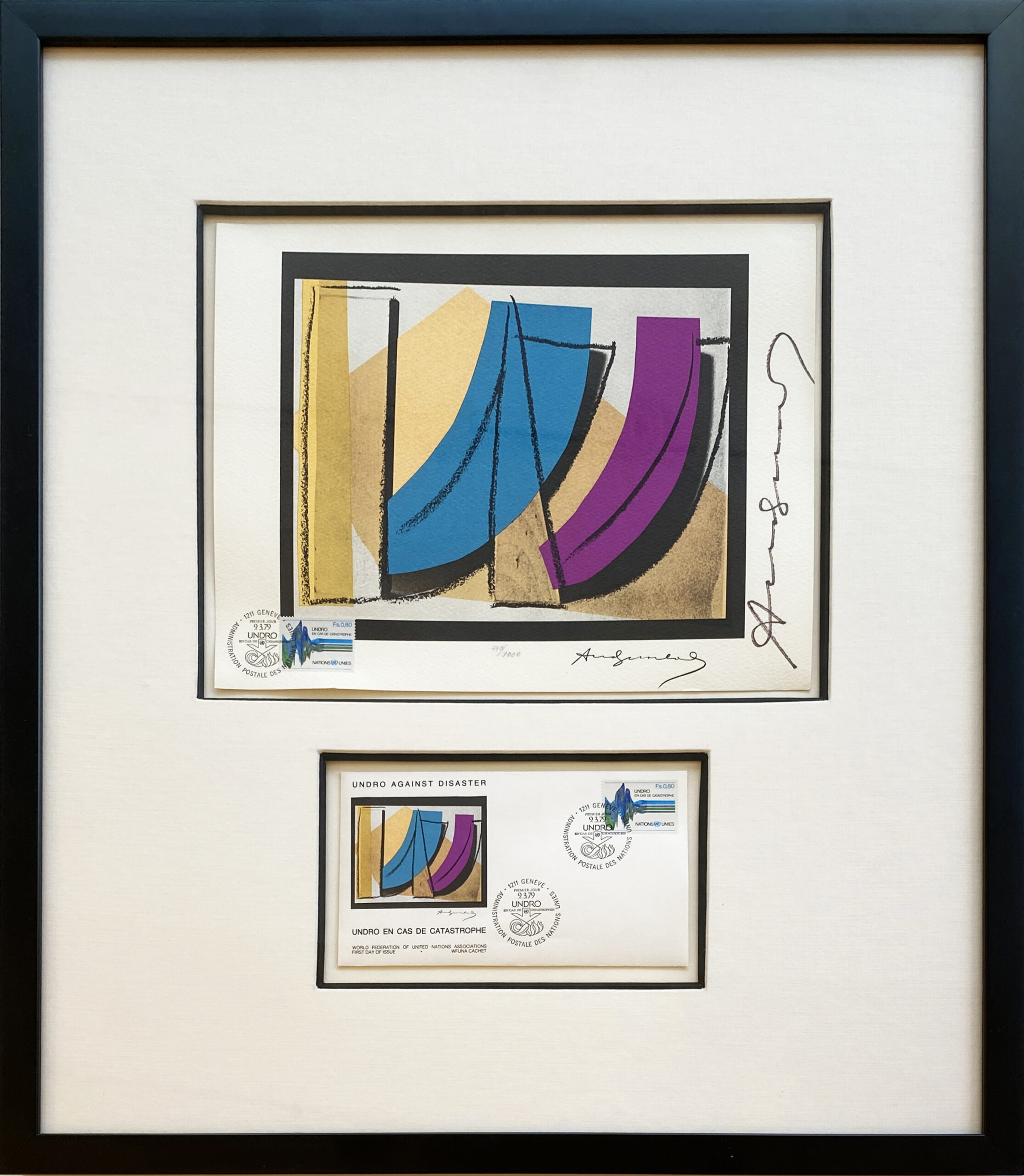 U.N. Stamp, II.185 by Andy Warhol
