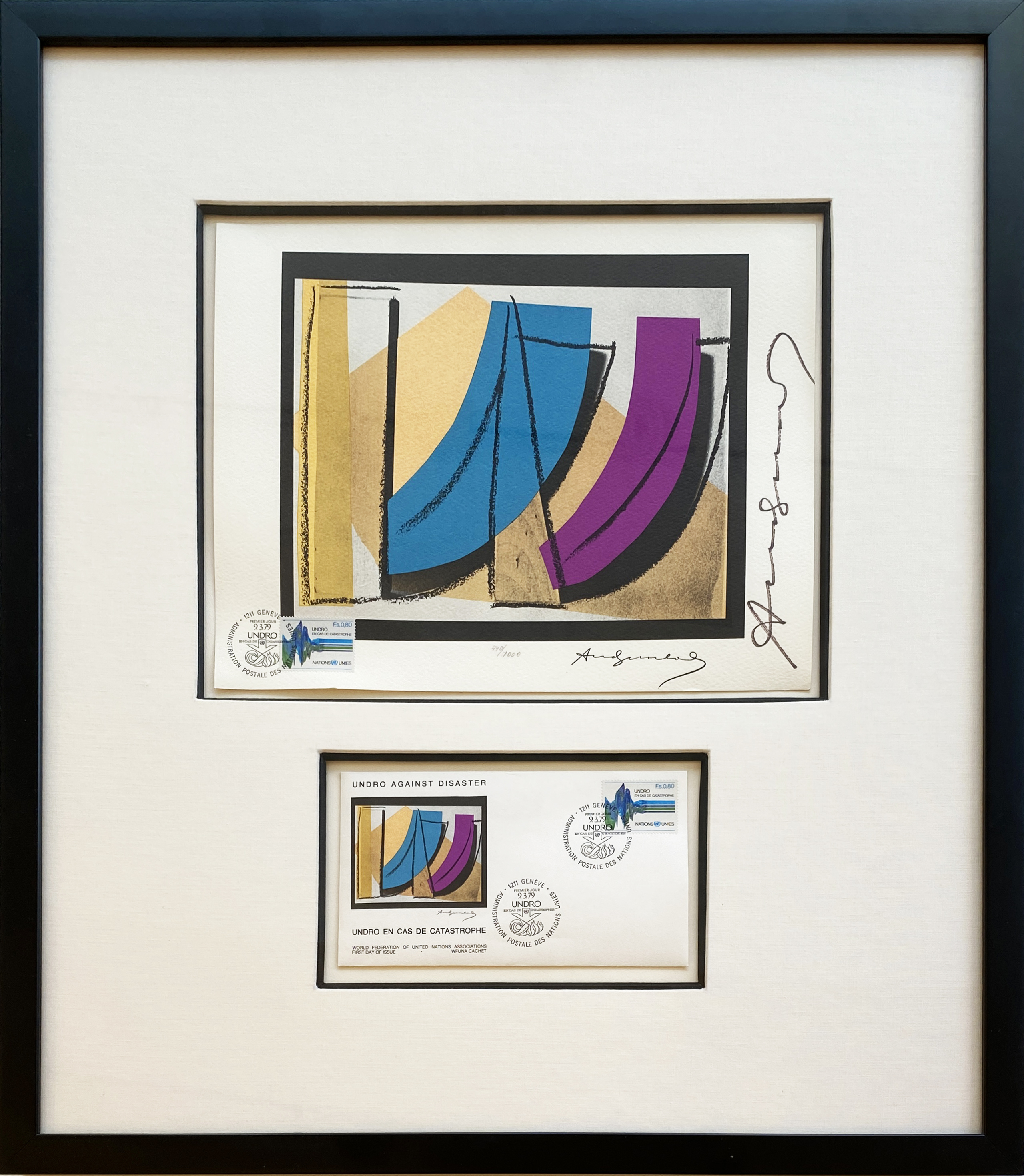 U.N. Stamp, II.185 by Andy Warhol