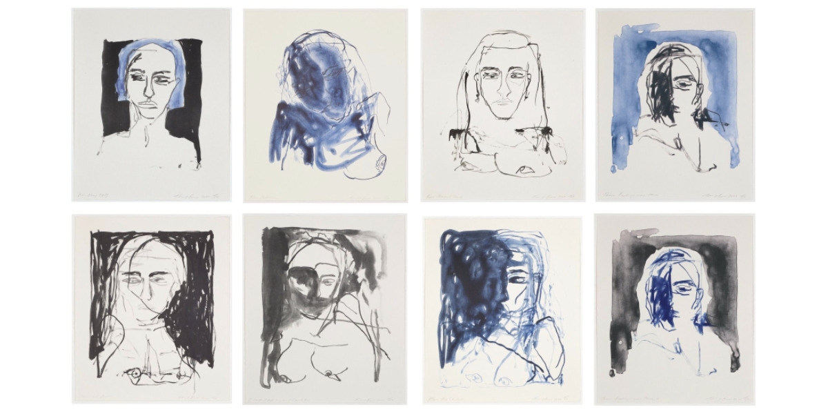 These Feelings Were True (Set of 8) by Tracey Emin