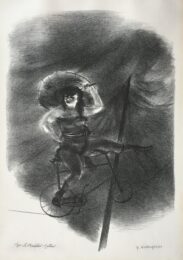 Wire Cyclist by Yasuo Kuniyoshi at William Chambers Art