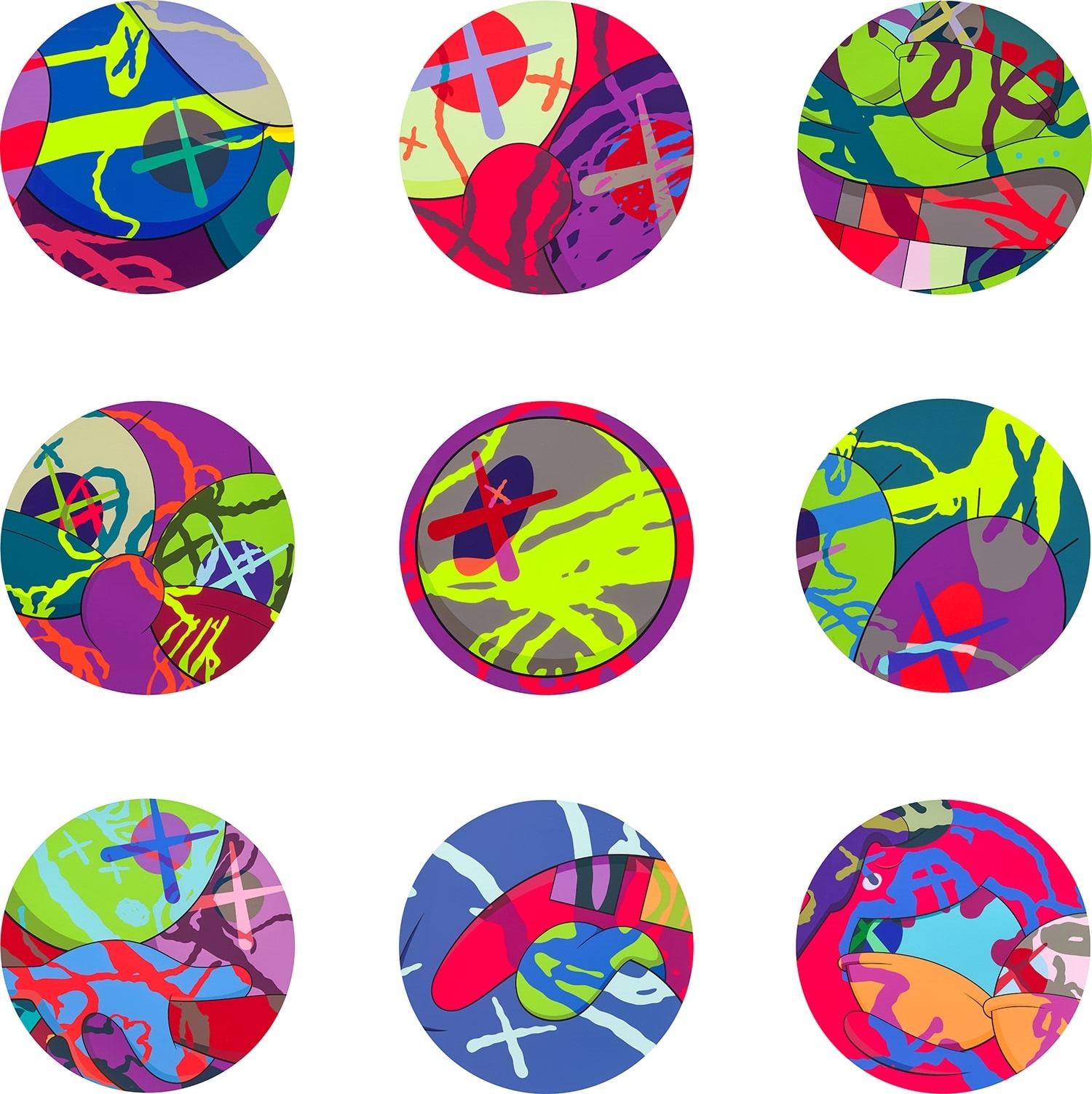 The News (Portfolio of 9 Prints) by KAWS