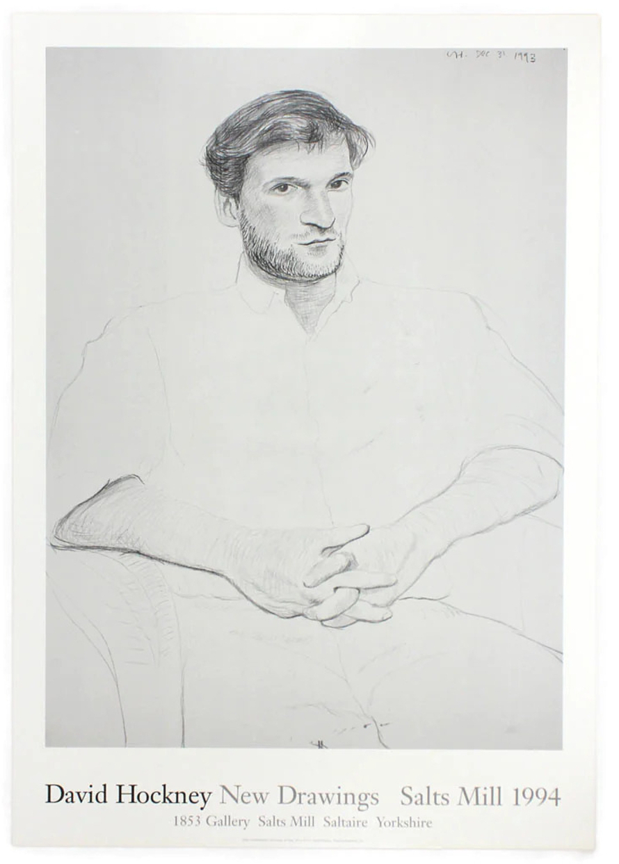 John Fitzherbert Poster by David Hockney