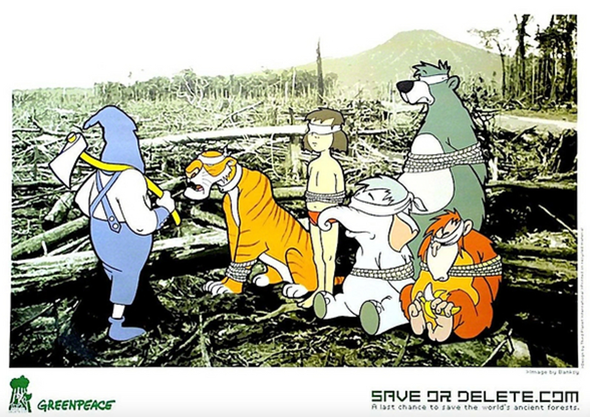 Save or Delete – Greenpeace by Banksy