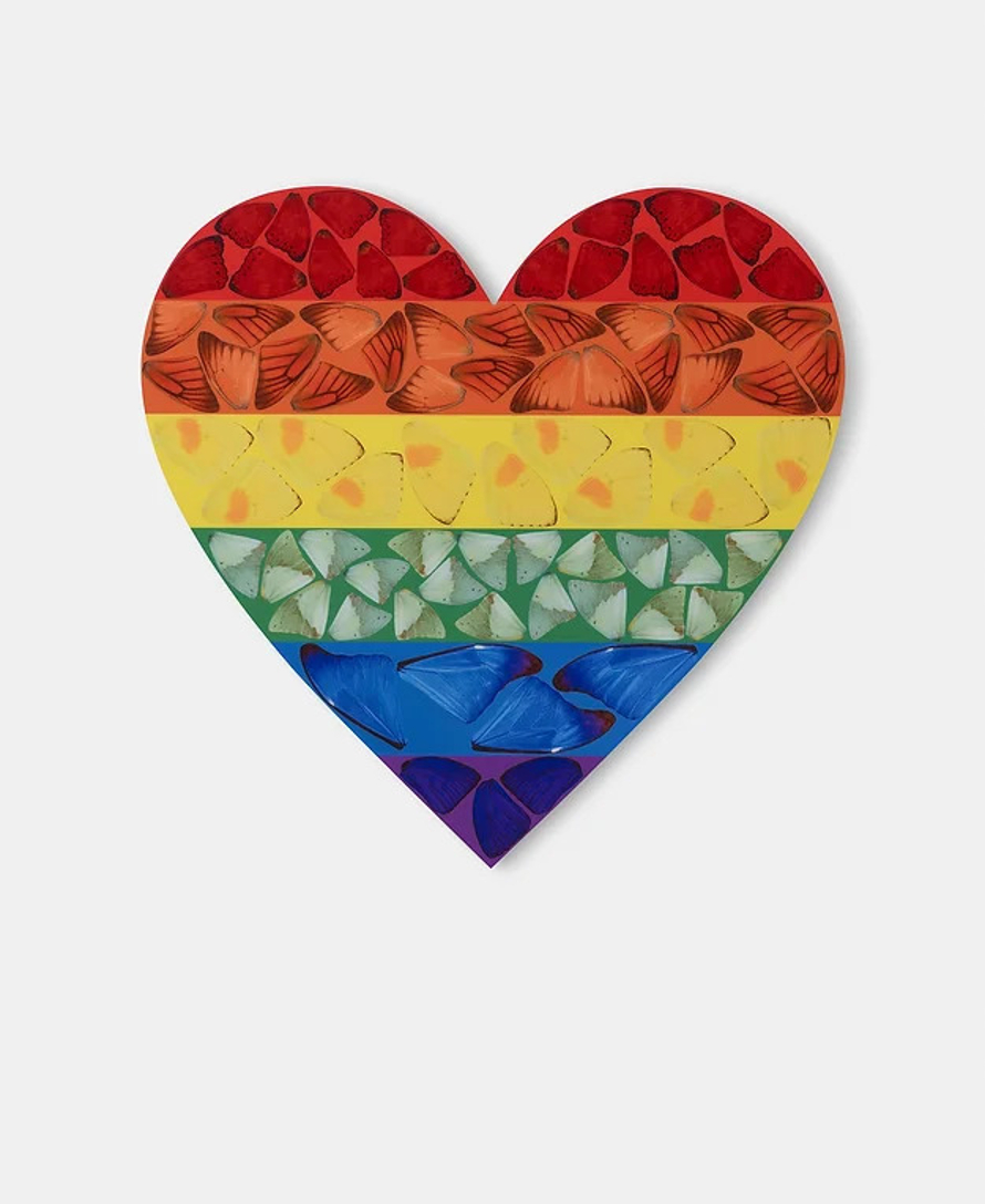 Butterfly Heart Large H7-3 by Damien Hirst