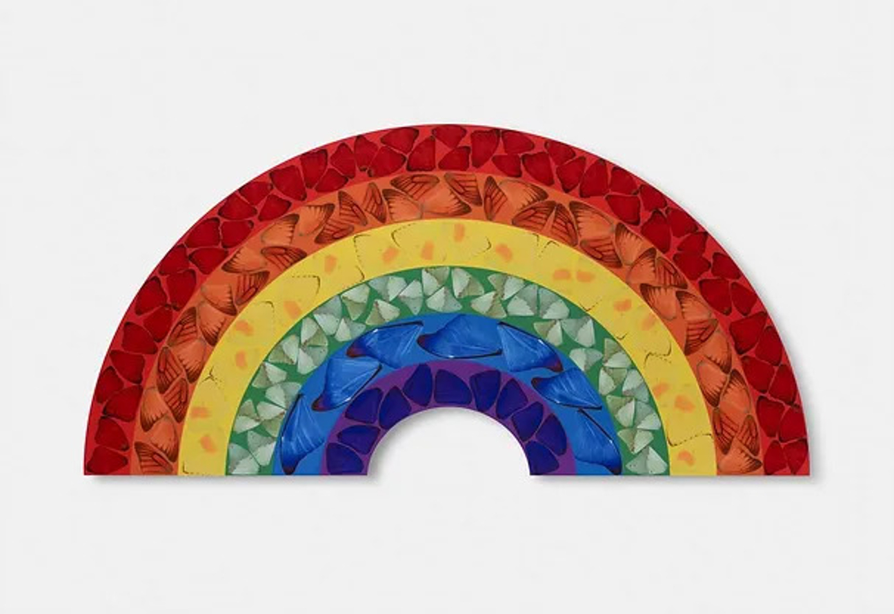 Butterfly Rainbow Large H7-1 by Damien Hirst