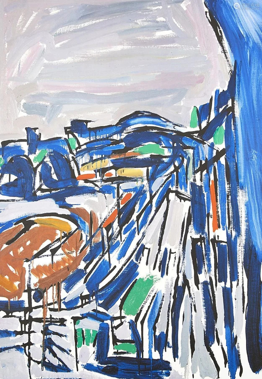 Pont Neuf From Hotel Chatelet Lithograph by Peter Coker