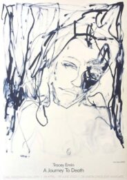 A Journey to Death Exhibition Poster – Carl Freedman (Hurt Heart) by Tracey Emin at Clifton Gallery