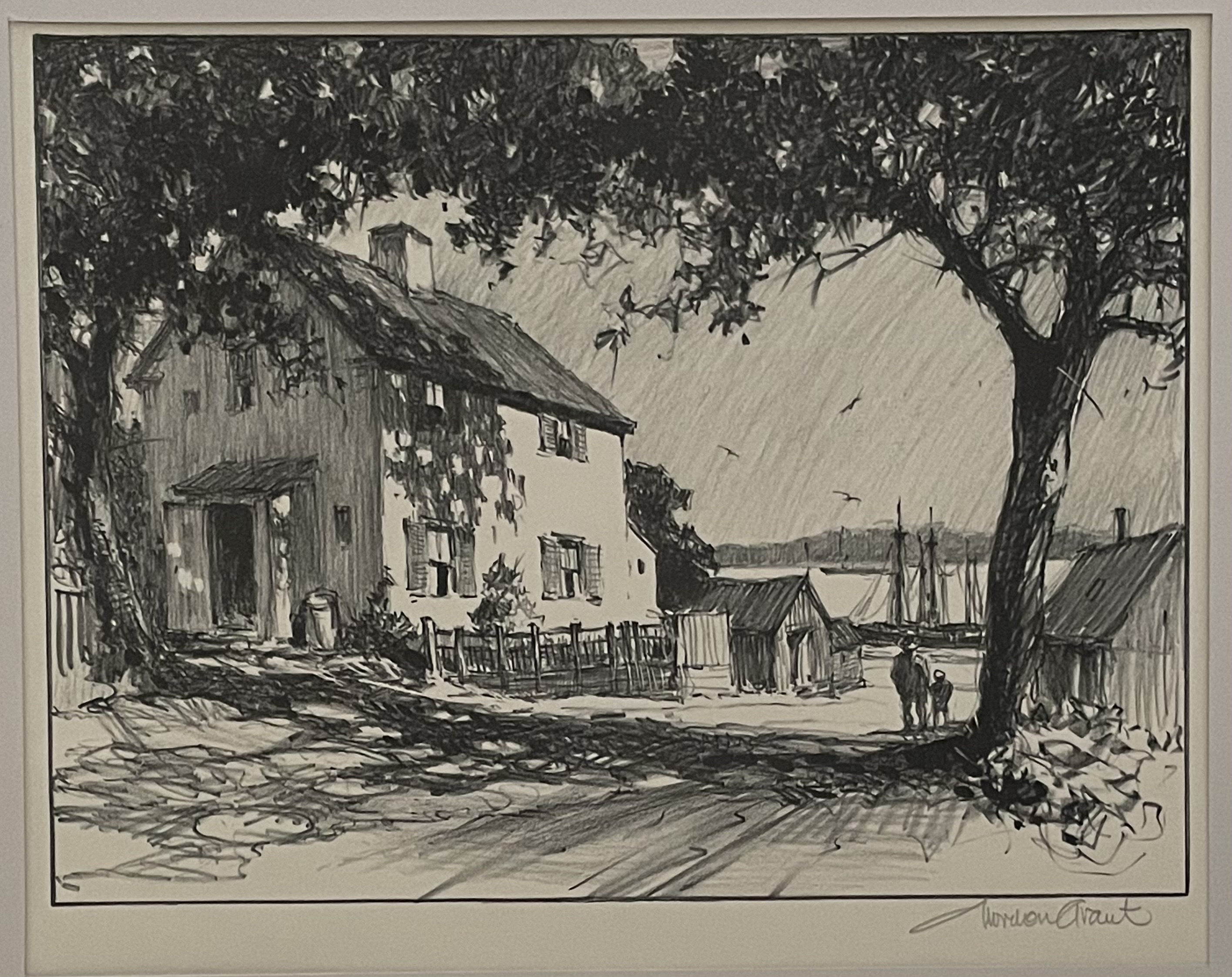 Arching Elms by Gordon Grant